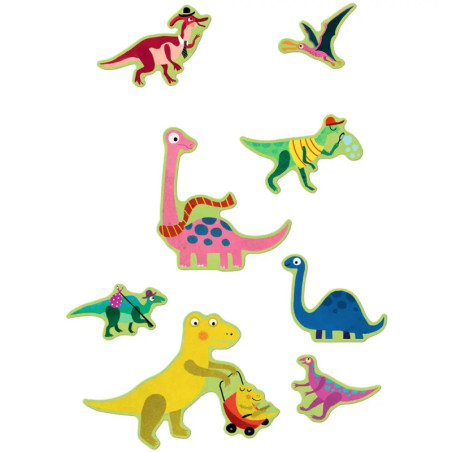 Wimmel-Stickerwelt: Dinos & Co.