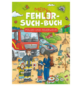 Mein Fehler-Such-Buch - Polizei und Feuerwehr
