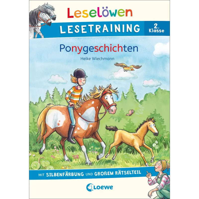 Leselöwen Lesetraining 2. Klasse - Ponygeschichten