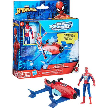 Spiderman Web Splashers Vehicle Spider-Man Jet Splasher