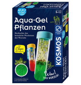 Aqua-Gel Pflanzen: Experimentierkasten mit zwei Pflanzröhrchen für Kinder von 8-12 Jahren.