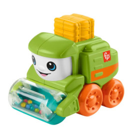 Fisher-Price Spielzeugfahrzeuge zum Schieben mit feinmotorische Aktivitäten für Babys, Stile können abweichen