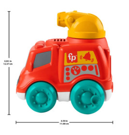 Fisher-Price Spielzeugfahrzeuge zum Schieben mit feinmotorische Aktivitäten für Babys, Stile können abweichen