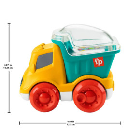 Fisher-Price Spielzeugfahrzeuge zum Schieben mit feinmotorische Aktivitäten für Babys, Stile können abweichen
