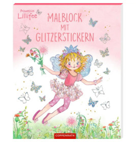 Malblock mit Glitzerstickern - Prinzessin Lillifee