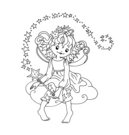 Malblock mit Glitzerstickern - Prinzessin Lillifee