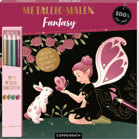 Metallic-Malen Fantasy (m. Metallic-Buntstiften) - 100% s.g. Metallic-Malen Fantasy (m. Metallic-Buntstiften) - 100% s.g.