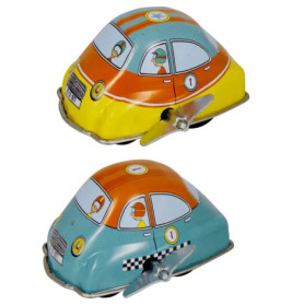 Blech-Spielauto zum Aufziehen - Bunte Geschenke, sortiert (1 Stück)