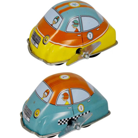 Blech-Spielauto zum Aufziehen - Bunte Geschenke, sortiert (1 Stück) Blech-Spielauto zum Aufziehen - Bunte Geschenke, sortiert (1 Stück)