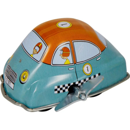 Blech-Spielauto zum Aufziehen - Bunte Geschenke, sortiert (1 Stück)