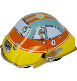 Blech-Spielauto zum Aufziehen - Bunte Geschenke, sortiert (1 Stück)