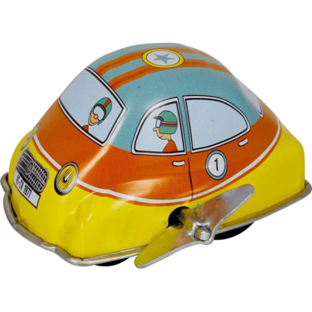 Blech-Spielauto zum Aufziehen - Bunte Geschenke, sortiert (1 Stück)