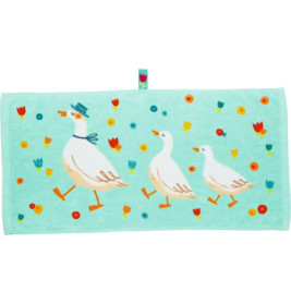 Zauberhandtuch mit Gänsemotiv - Fröhliche Ostern