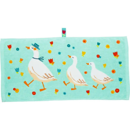 Zauberhandtuch mit Gänsemotiv - Fröhliche Ostern