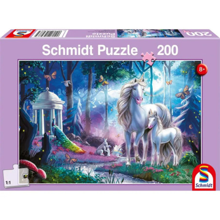 KIPU 200Teile Einhornstute mit Fohlen