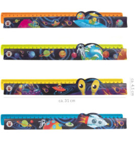 SPACE SNAP-IT LINEALE 30CM, sortiert (1Stück)