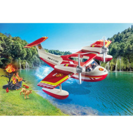 PLAYMOBIL 71463 Feuerwehrflugzeug mit Löschfunktion