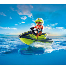 PLAYMOBIL 71464 Feuerwehrboot mit Aqua Scooter