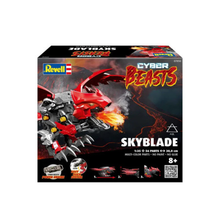 CyberBeasts SkyBlade, Revell Bausatz zum Zusammenstecken mehrfarbig CyberBeasts SkyBlade, Revell Bausatz zum Zusammenstecken mehrfarbig