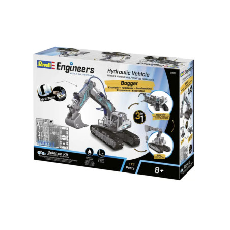 Hydraulic Excavator 3in1, Revell Engineers - Bauen, Forschen, Entdecken