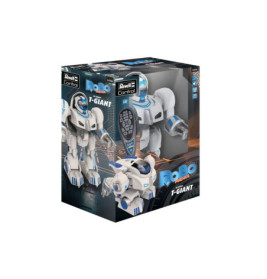 Revell Control T-Giant Spielzeugroboter in Blau-Weiß, mit Fernbedienung, originalverpackt.