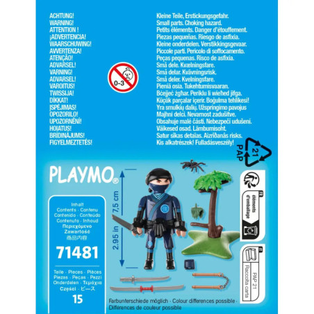 PLAYMOBIL 71481 Ninja mit Ausrüstung
