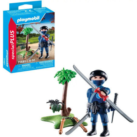 PLAYMOBIL 71481 Ninja mit Ausrüstung
