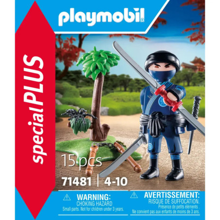 PLAYMOBIL 71481 Ninja mit Ausrüstung