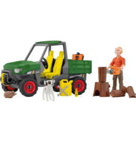 schleich® FARM WORLD 42659 Waldbauer mit Fahrzeug