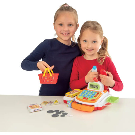 SpielMaus Küche Kasse mit Laufband und Zubehör