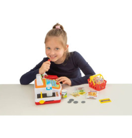 SpielMaus Küche Kasse mit Laufband und Zubehör
