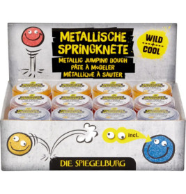 Metallische Springknete - Wild+Cool, sortiert (1 Stück)