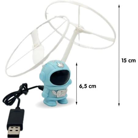 Flying Spaceman blue