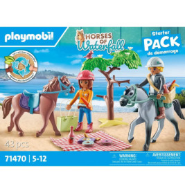 PLAYMOBIL 71470 Reitausflug an den Strand mit Amelia und Ben