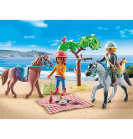 PLAYMOBIL 71470 Reitausflug an den Strand mit Amelia und Ben