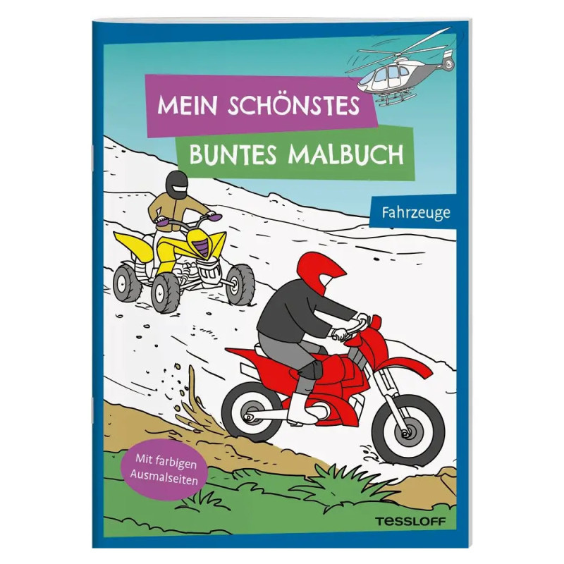 Mein schönstes buntes Malbuch. Fahrzeuge