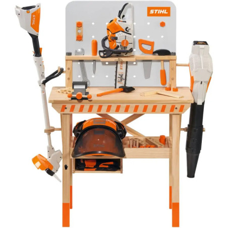 Stihl Kinderwerkbank aus Holz