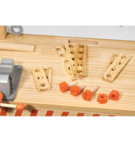 Stihl Kinderwerkbank aus Holz
