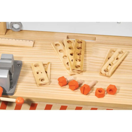 Stihl Kinderwerkbank aus Holz