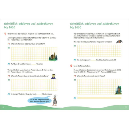 Fit für Textaufgaben 3. Klasse. Mein Übungsheft