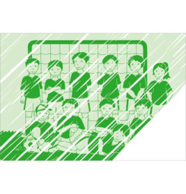 Zaubermalbuch. Fußball