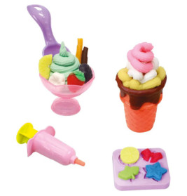 Creathek Knet-Set Eiscreme, 10 Teile