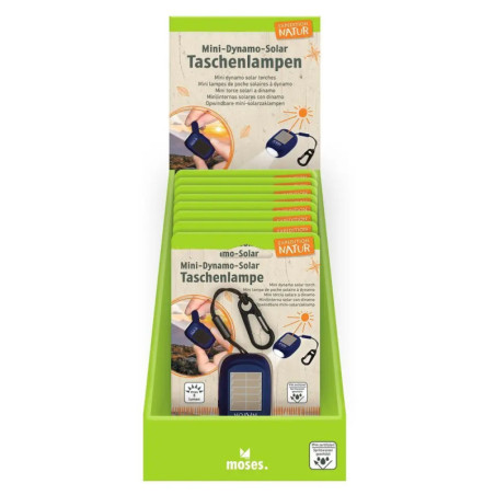 Expedition Natur Mini-Dynamo-Solar Taschenlampe