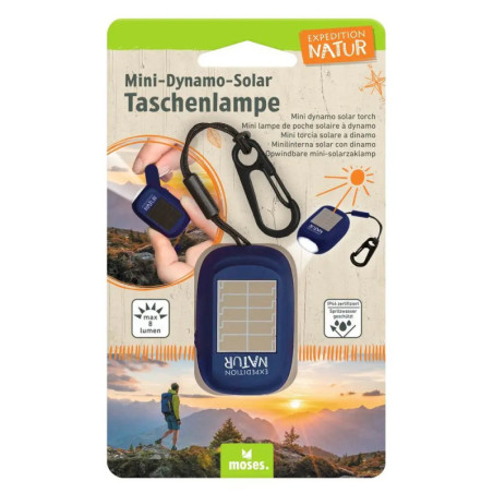 Expedition Natur Mini-Dynamo-Solar Taschenlampe