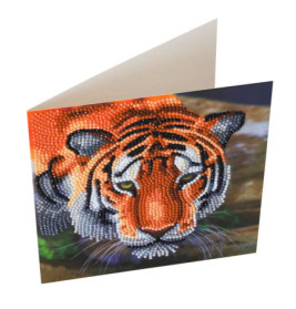 Crystal Art Tiger 18x18cm