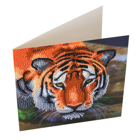 Crystal Art Tiger 18x18cm