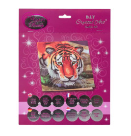 Crystal Art Tiger 18x18cm