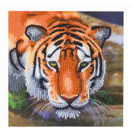 Crystal Art Tiger 18x18cm