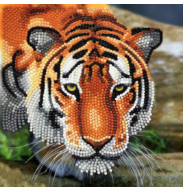 Crystal Art Tiger 18x18cm