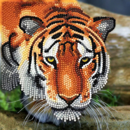Crystal Art Tiger 18x18cm